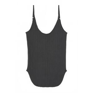 NEW MOUSSY women's comfort basic camisole in dark gray